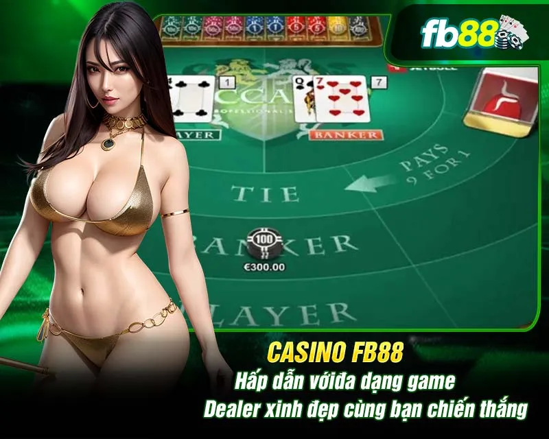 Baccarat - Sự lựa chọn phổ biến tại casino FB88 