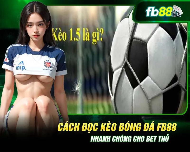 Cách đọc kèo bóng đá FB88 1.5 hoặc ½ đơn giản