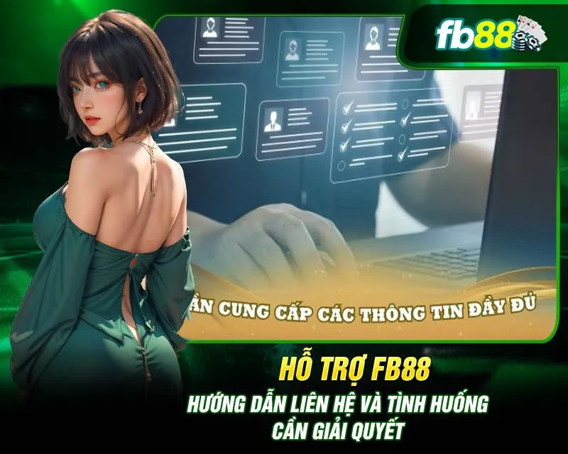 Cần cung cấp các thông tin đầy đủ khi cần hỗ trợ FB88