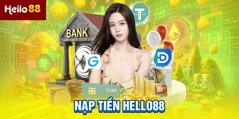 Quy trình nạp tiền vào Hello88 đơn giản và thuận tiện